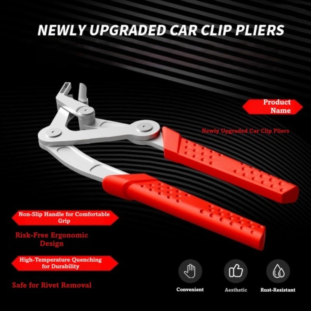 Multi Tool Plier - Multi-Purpose Car Clip Pliers Plastic Rubber