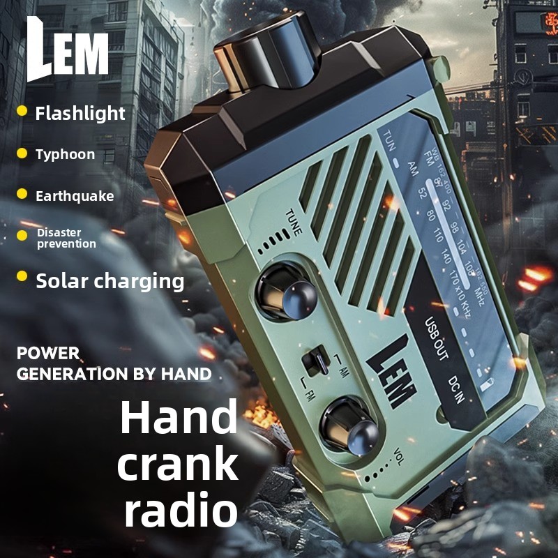 Survival Radio-Emergency Hand  - Solar Emergency Charger recension och pris