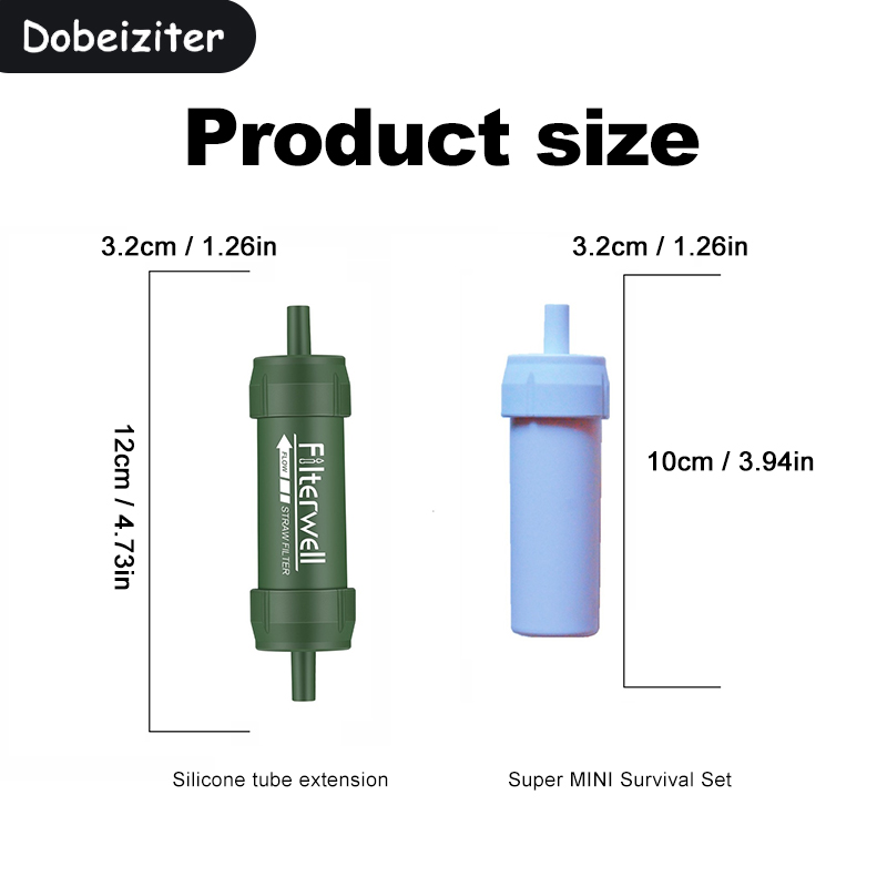 Mini Water Filter Straw Portab - Water Purification Straw recension och pris
