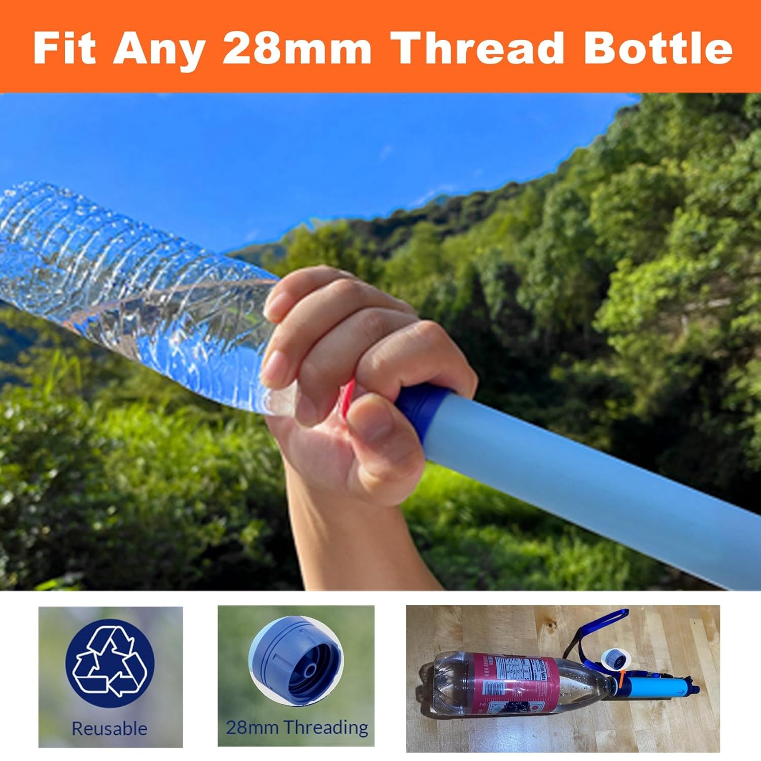 Personal Water Filter Straw Ou - Water Purification Straw recension och pris