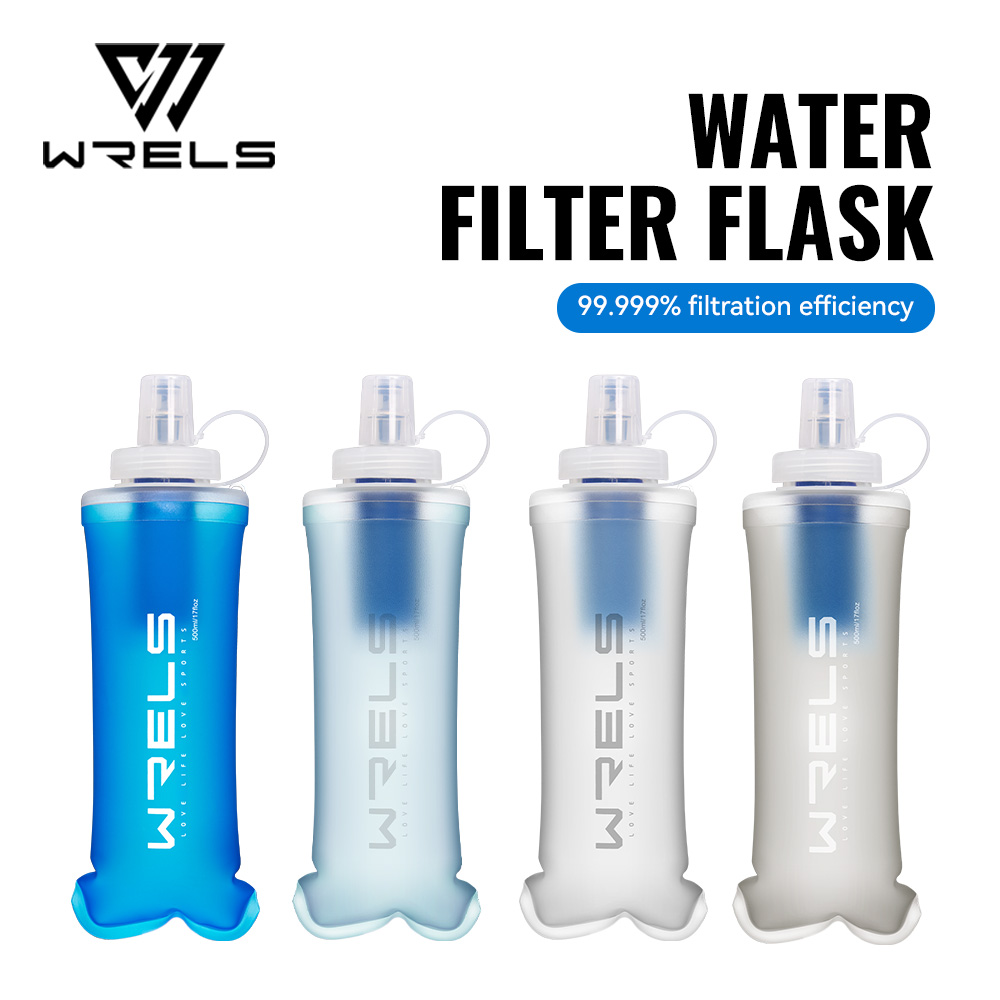 WRELS Water Filter Bottle Coll - Water Bag Collapsible recension och pris